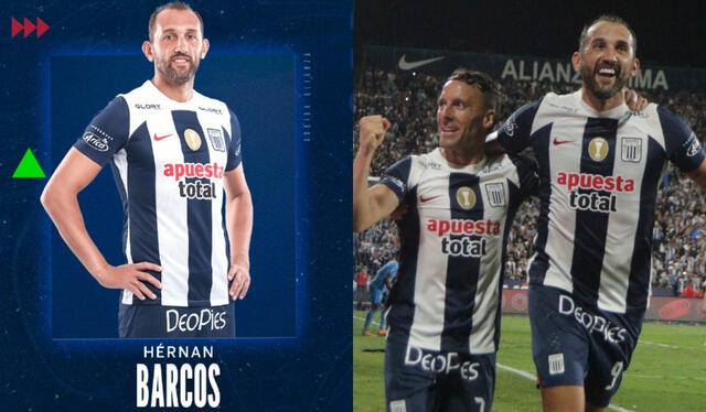 Hernán es más alto que varios de sus compañeros en Alianza Lima. Foto: composición LR/La República   