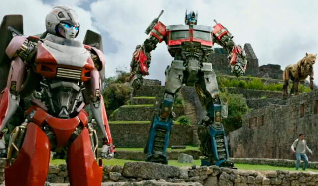 En la película se puede ver a los “Transformers” sobre las ruinas de Machu Picchu. Foto: Paramount Pictures   