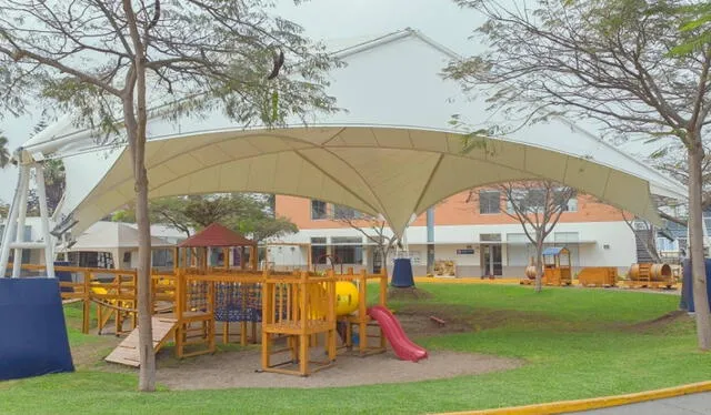  El colegio más caro de Lima es el Franklin Delano Roosevelt de La Molina. Foto: Cidelsa Tensoestructuras.   