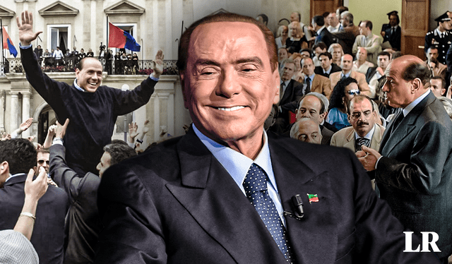 Silvió Berlusconi aspiraba a ser "el mejor líder de Europa y del mundo" y lograr la presidencia de Italia. Foto: composición LR / Álvaro Lozano / AFP / El País   