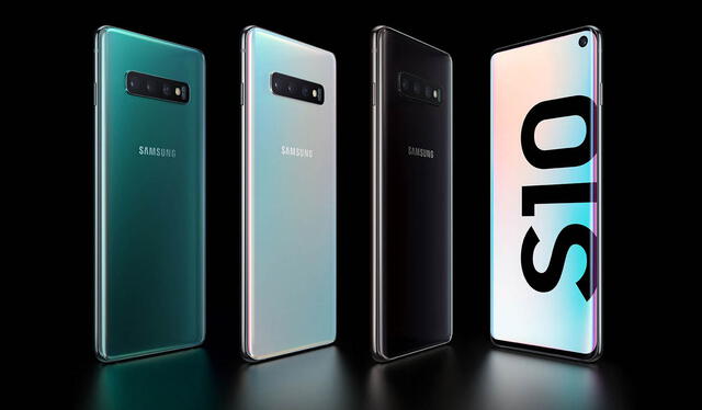  Son 4 modelos Samsung Galaxy S10. Foto: Xataka   