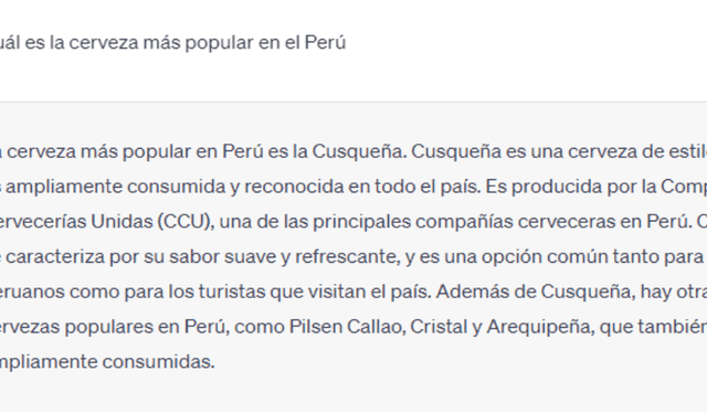 cerveza, cerveza más popular del Perú, cuál es la cerveza más popular del Perú