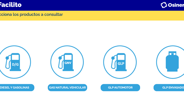  Facilito te ayuda a ver los precios de los combustibles en tiempo real. Foto: Facilito<br>   