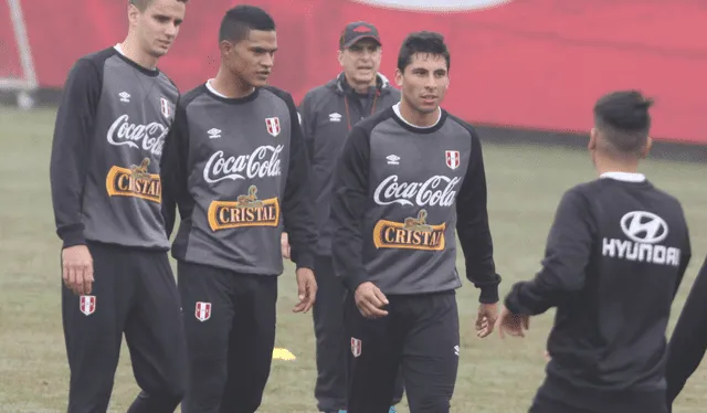 Benjamín Ubierna en los entrenamientos de la selección peruana en 2014. Foto: Archivo GLR   
