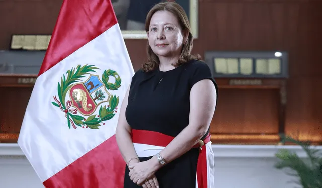  Magnet Márquez es la actual ministra de educación. Foto: Presidencia    