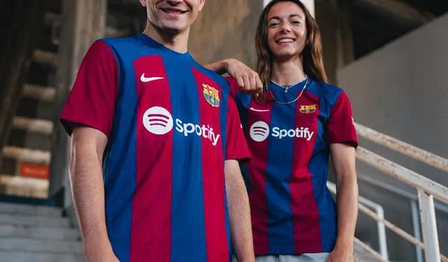 Nueva camiseta del FC Barcelona. Foto: FC Barcelona 