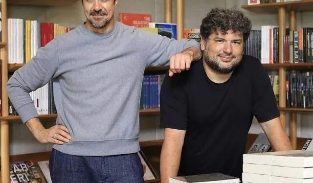 Rafael Osterling y Javier Masías, socios de la librería Babel. Foto: Javier Masías Instagram   
