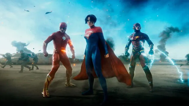 Fotograma de "The Flash" criticado por el estilo visual. Foto: composición LR/Warner Bros.   