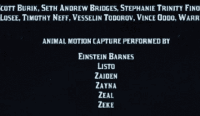  Los créditos de Einstein Barnes en Red Dead Redemption 2. Foto: captura de Instagram<br><br>    