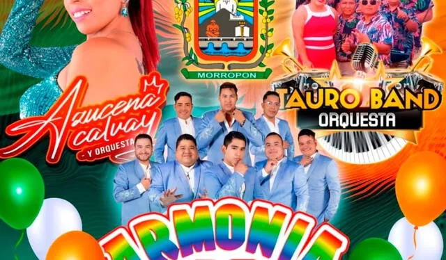  Tauro Band es otra de las agrupaciones invitadas para festejar el 87 aniversario de la provincia de Morropón-Chulucanas. Foto: Chulucanas Noticias Piura/Facebook 