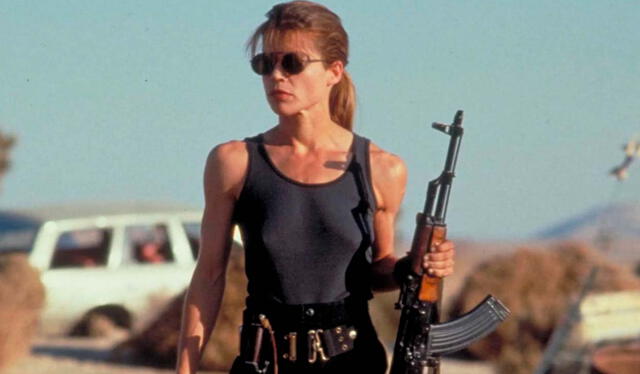 Linda Hamilton interpretó a la ruda Sarah Connor en la saga de “Terminator”, que inició en el año 1984. Foto: Metro Goldwyn Mayer    