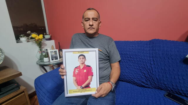 EL padre de Nicolás Santa Gadea pide saber qué pasó el día del accidente. Foto: María Pía Ponce / URPI-LR 