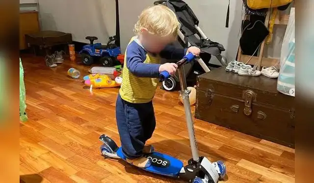 El niño ya tiene 3 años y comprende muy bien cómo fue su llegada al mundo. Foto: Infobae   