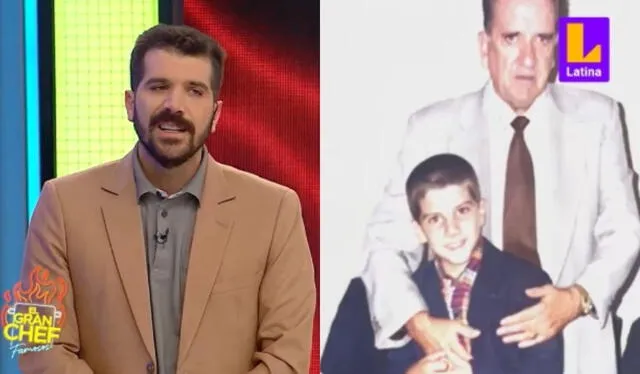 José Peláez señaló que su papá era"su ángel". Foto: composición LR/captura Latina TV   