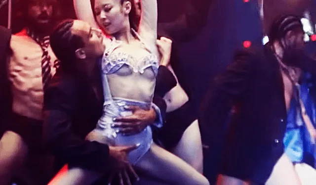 Jennie de BLACKPINK recibió críticas por baile sexy en serie "The idol". Foto: HBO Max 