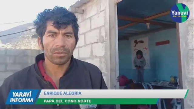  Enrique Valdivia Alva es el padre que se ha hecho viral en redes sociales por cuidar solo de sus cuatro hijos menores. Foto: captura de video/Radio Yaraví Arequipa/Facebook 
