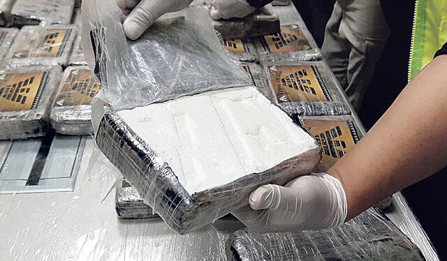  Droga. Las narcomafias que operan en el país dejaron de producir 44 toneladas de cocaína en 2022, según fuentes de la Sunat. Foto: difusión   