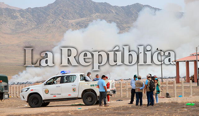  Inspección. Personal de la OEFA llegó hasta la emergencia. Foto: Clinton Medina/La República   