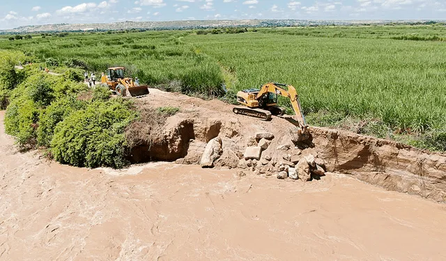  Trabajos. Quedan cinco meses para limpiar ríos y quebradas. Foto: difusión   