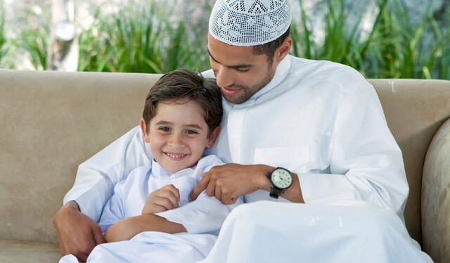 Para un padre, su hijo es su "habibi" más preciado. Foto: Alamy   