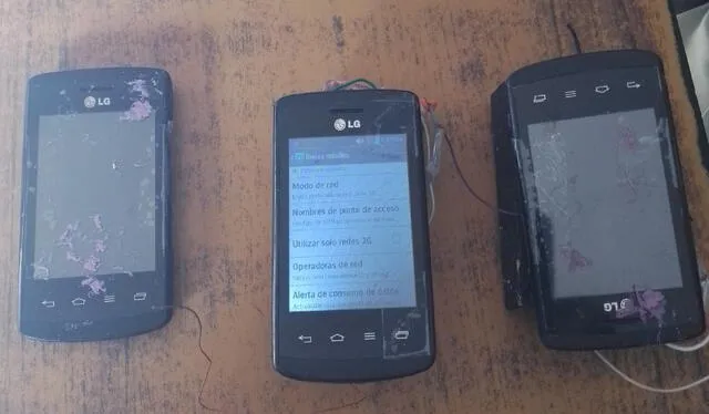  El INPE encontró celulares en diferentes pabellones del penal de Chiclayo. Foto: INPE    