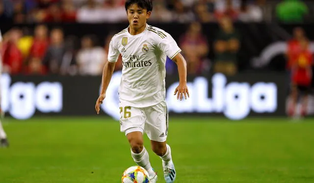 El Real Madrid fichó en su momento a Takefusa Kubo porque tenía un plan a futuro con él. Foto: AFP   