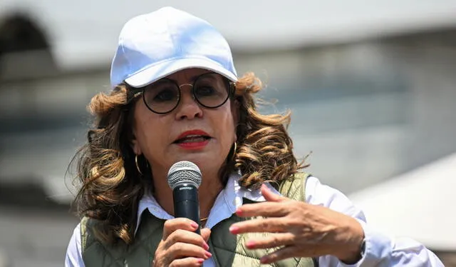 Sandra Torres lidera las encuestas presidenciales en Guatemala. Foto: AFP   