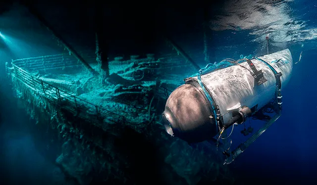 El submarino turístico desapareció el último domingo. Foto: composición LR/Walden Media   