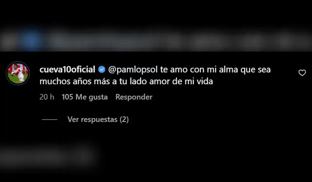 Christian Cueva desborda amor por su esposa Pamela López. Foto: Instagram/Pamela López Christian Cueva desborda amor por su esposa Pamela López. Foto: Instagram/Pamela López