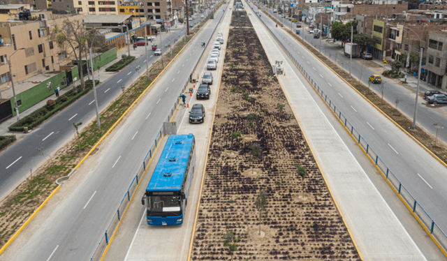  El nuevo tramo norte del Metropolitano estaría listo para operar en dos meses. Foto: Emape 