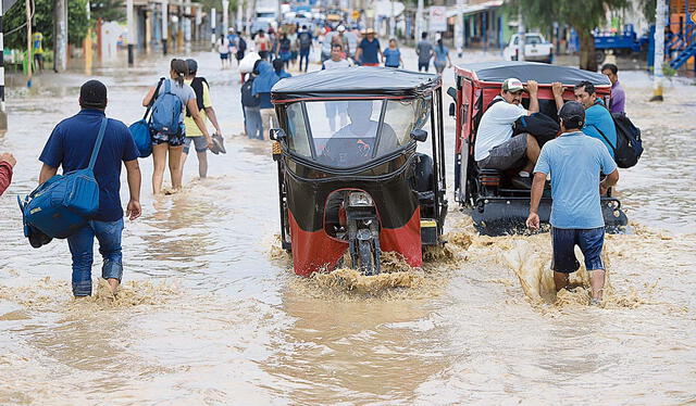 El ciclón Yaku y la alerta del fenómeno El Niño genera diferentes problemas en las regiones. Foto: Clinton Medina/La República   