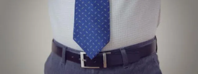  El largo correcto de las corbatas. Foto: difusión   