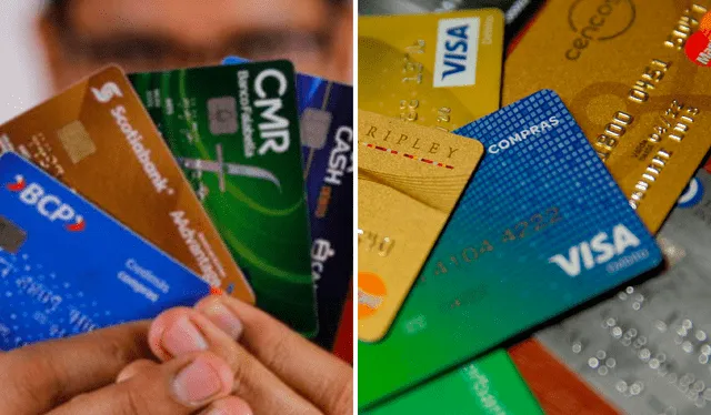  Las personas deben tener en consideración sus gastos al adquirir una tarjeta de crédito. Foto: composición LR/La República/Andina   