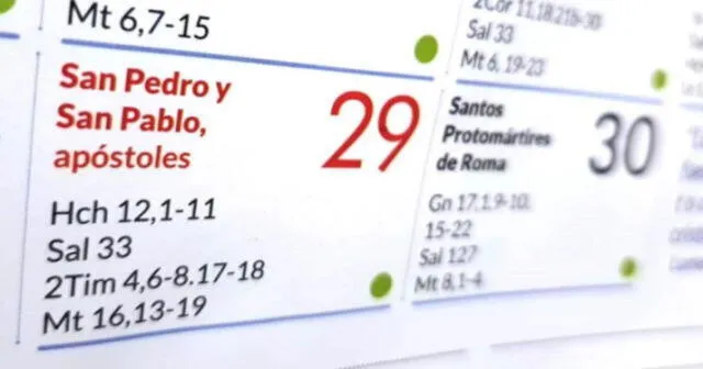  El 29 de junio se celebra el día de San Pedro y San Pablo. Foto: Andina   
