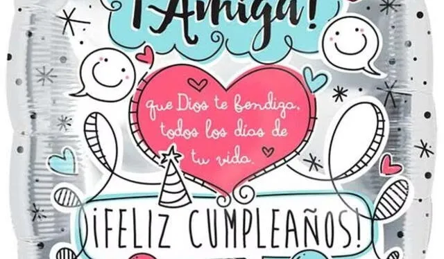 Imágenes para compartir por cumpleaños. Foto: difusión.   