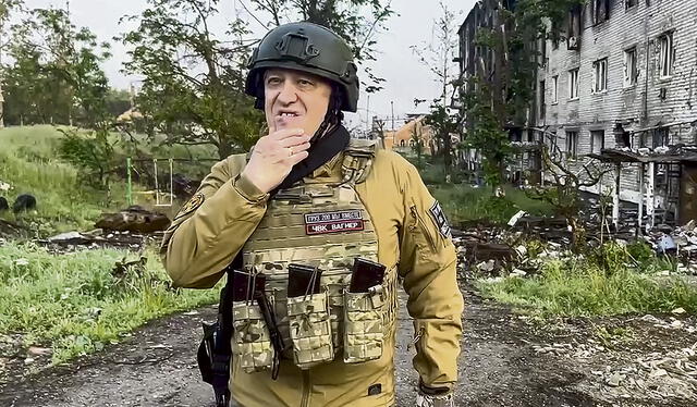 Yevgueni Prigozhin, líder del grupo mercenario Wagner, accedió a la mediación del presidente Lukashenko y se mudó a Bielorrusia con sus tropas. Foto: EFE   