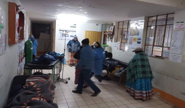 Los heridos llegaron al hospital: Foto Facebook    