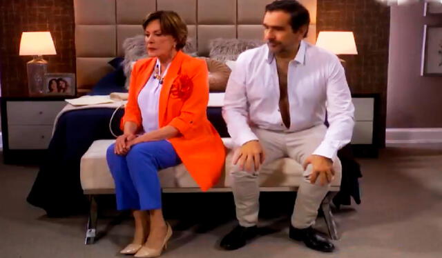 Francesca decide que Peter se queda en su casa, pese a la oposición de Diego. Foto: América TV   