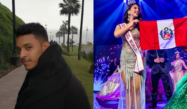 Jose Rafael D'Wuentt es el diseñador del vestido con el que ganó Gaela Barraza en el Miss Teen World 2023. Foto: composición LR/captura de Instagram   