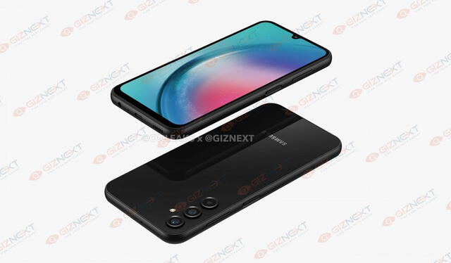  Diseño del Samsung Galaxy A25. Foto: GizNext   