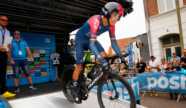 Egan Bernal liderará al equipo INEOS en el Tour de Francia 2023. Foto: AFP   