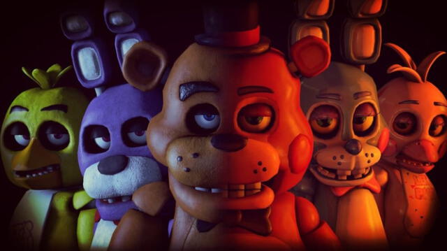  Personajes de los juegos de Five Nights At Freddy's. Foto: difusión