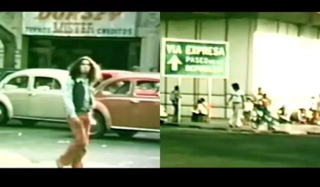 Lima durante el año 1979 lucía una moda en sus habitantes totalmente diferente. También existían las importantes vías de acceso que hoy en día conocemos. Foto: composición LR/captura de TikTok   