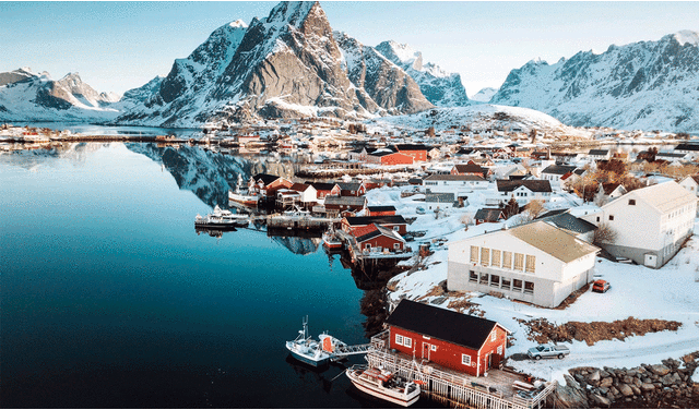  Noruega, con sus hermosos paisajes, se ha convertido en uno de los lugares preferidos para migrar. Foto: Traveler   