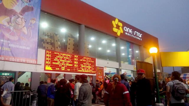  El Cinestar de San Juan de Lurigancho. Foto: América TV   