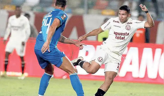  Volvió. Edison Flores debutó con la ‘U’ en la temporada. Foto: difusión   