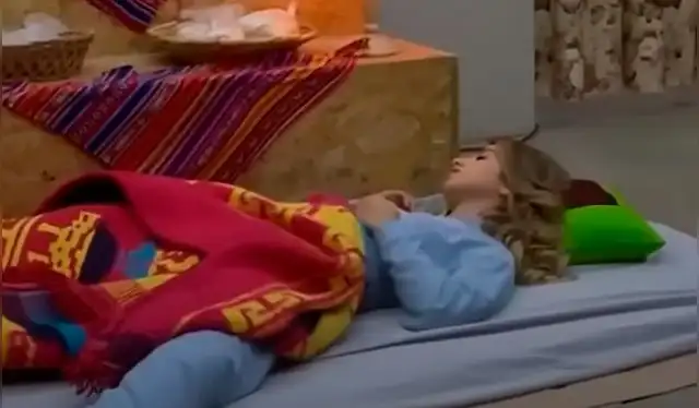 Alessia no quiso molestar a los Gonzales y se conformó con cualquier lugar para poder pasar la noche. Foto: América TV   