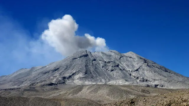  El Ubinas es el volcán más activo del Perú. Foto: IGP   