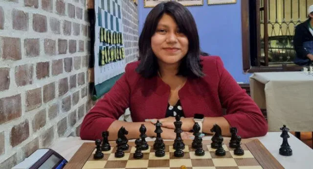  Deysi Cori se dedicó al ajedrez desde que tenía 8 años de edad. Foto: La República  