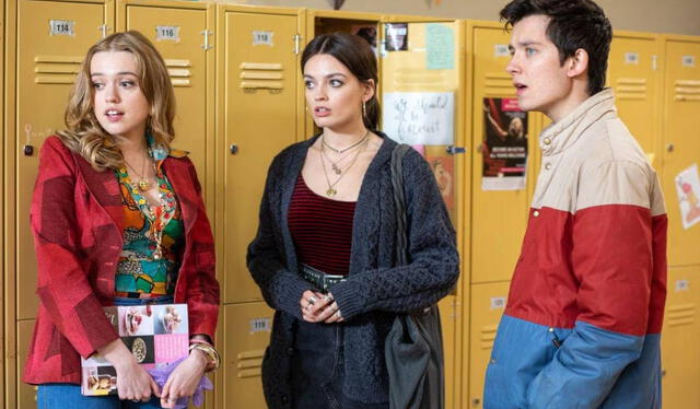 Aimee, Maeve y Otis regresan en la cuarta temporada de "Sex education". Foto: Netflix   